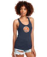 Ladies Indigo Racerback Tank