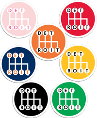 Shifter 4" Stickers - Various Colors