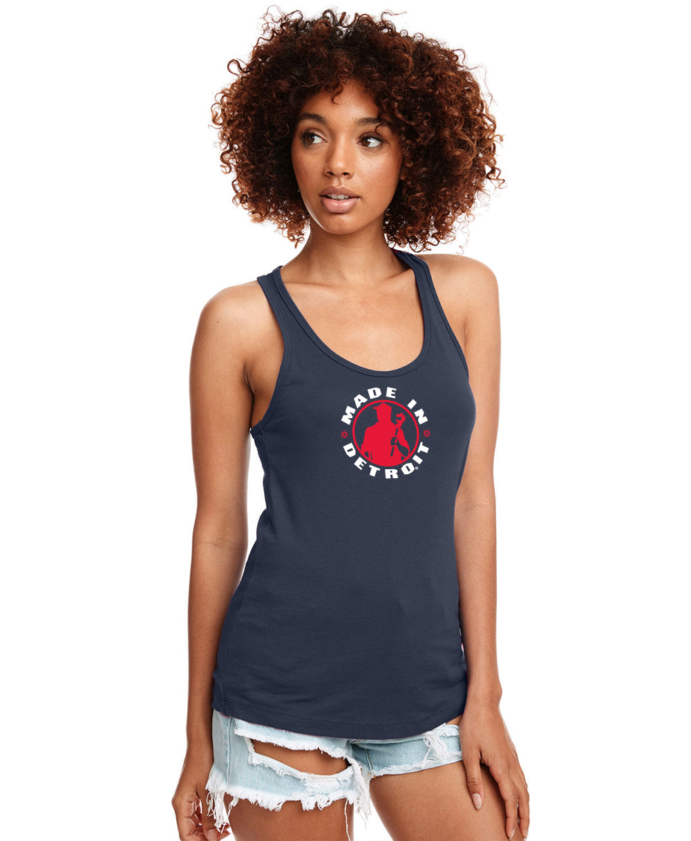 Ladies Indigo Racerback Tank