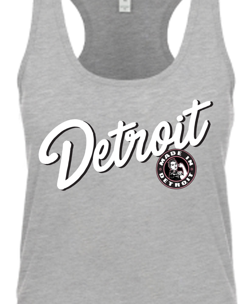 Ladies Rosie Script Grey Tank (L/XL ONLY)