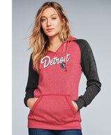 Detroit Script Rosie Raglan Hoodie