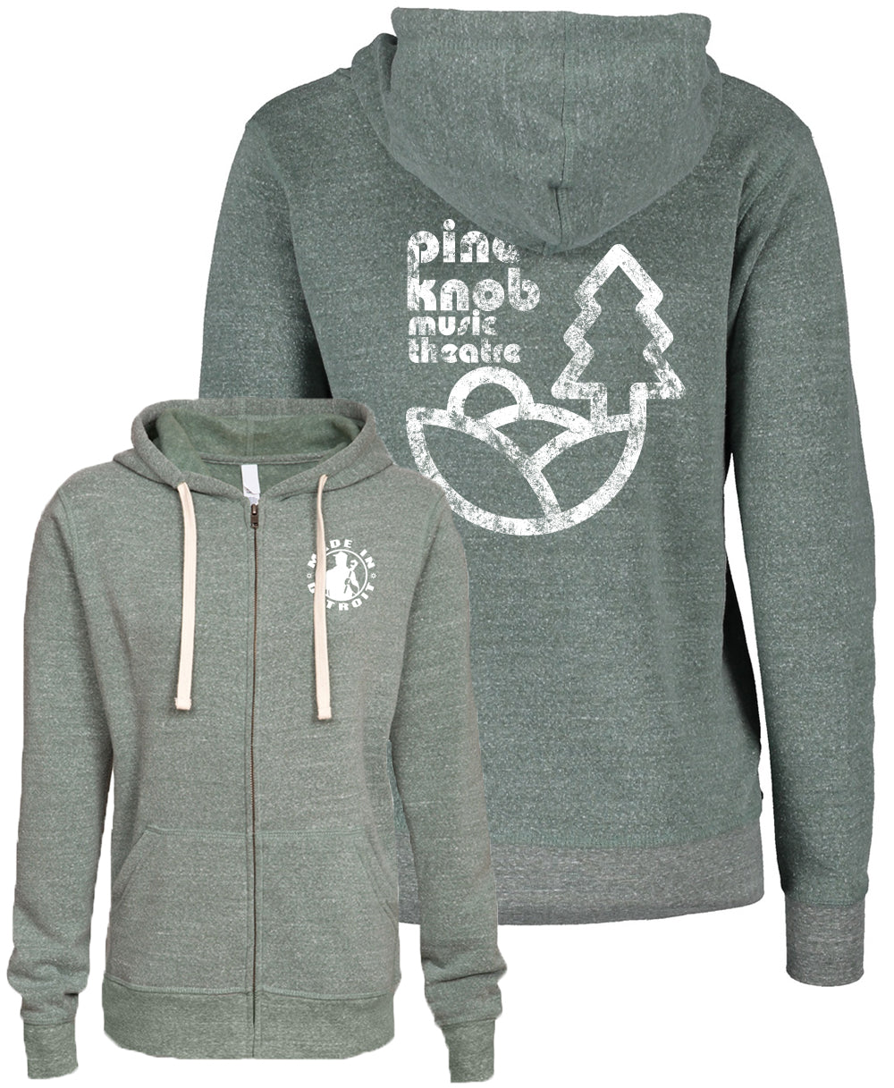 Ladies Pine Knob Triblend Zip-Up