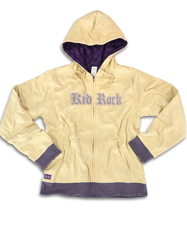 Kid Rock Skull & Roses - Junior Size - Zip-Up Hoodie